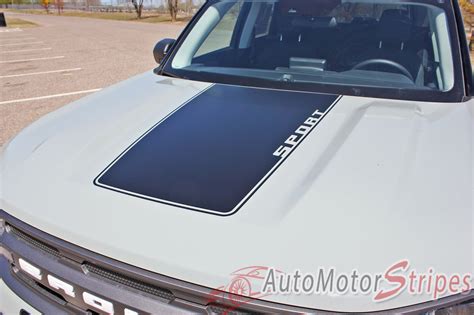 2021 Ford Bronco Sport RIDER HOOD Decals Stripes Vinyl Graphics 3M | Auto Motor Stripes Decals ...