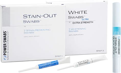 Power Swabs 7-Day Ultra White Kit with Free Quick Stick Pen : Amazon.ca ...