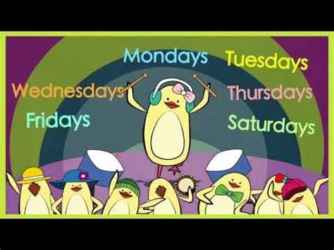 Days of the Week Song The Singing Walrus - YouTube