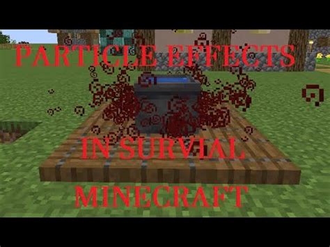 Particle Effects In survival - Minecraft Builds - YouTube