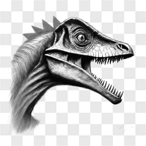 Download Dinosaur Head Drawing at Smithsonian Museum Sketches Online - Creative Fabrica