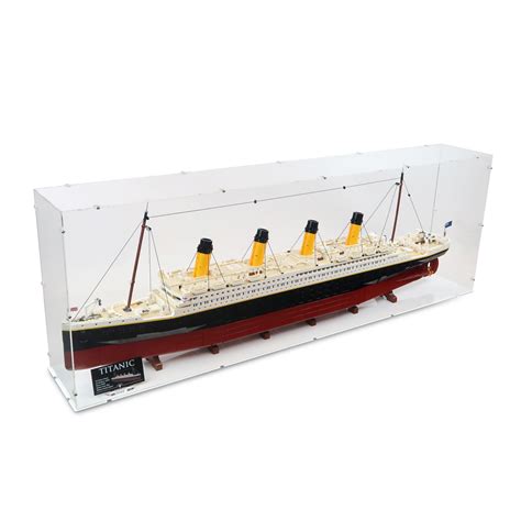 Acrylic Displays for your Lego Models-Lego 10294 Titanic Display Case