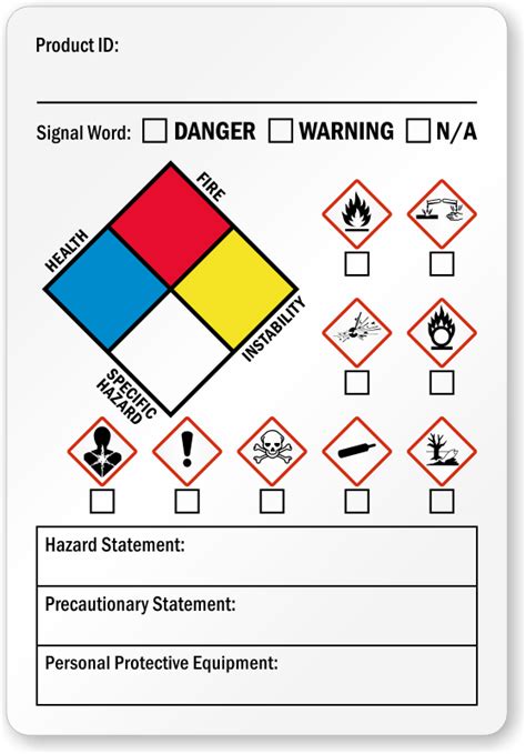 MSDS Labels - Preprinted and Custom MSDS