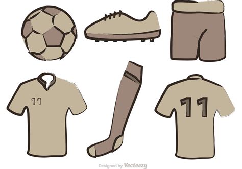 Soccer Equipment Vectors 89179 Vector Art at Vecteezy