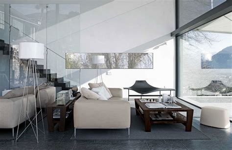 LIVING ROOM IDEAS 4 U: special-modern-glass-wall-living-room-with-white-standing-lamps-decor ...