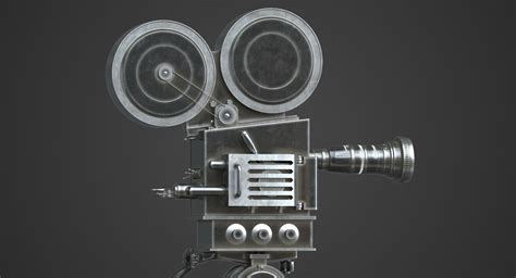 old camera old-fashioned 3d model