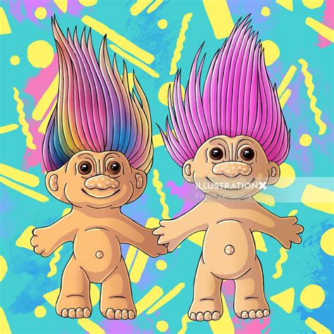 Troll Doll Drawing