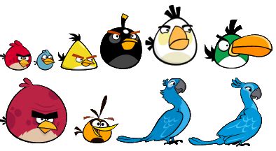 Characters in Angry Birds Rio - Rio Wiki