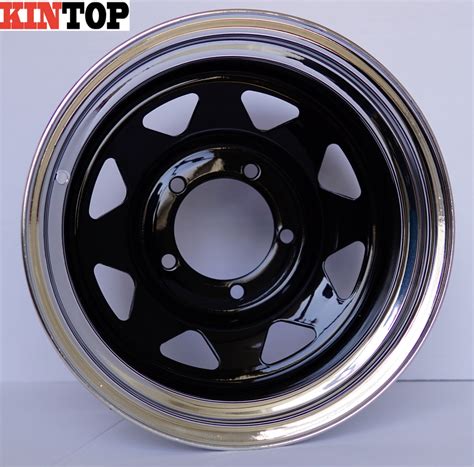 Black 17inch 4X4 off Road Steel Wheel Rims - China Auto Parts and Tire