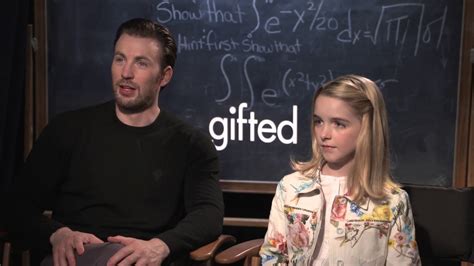 Chris Evans & McKenna Grace Gifted Interview - YouTube