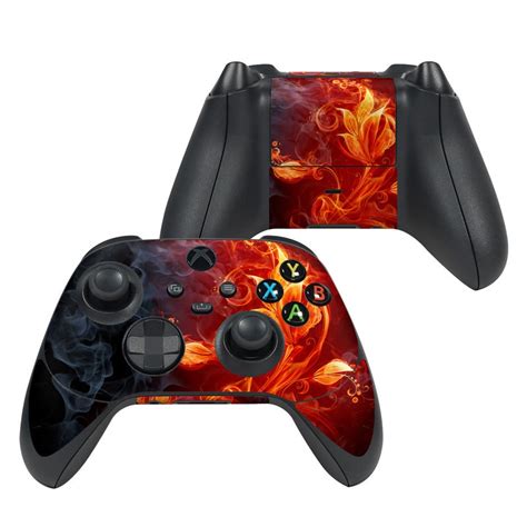 Microsoft Xbox Series X Controller Skin - Flower Of Fire by Gaming | DecalGirl