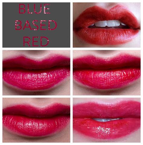 Top Five: blue-based red lipsticks! (click image for shade/product details) via pinterest.com ...