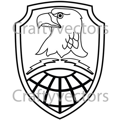 Army Space Command Badge Vector File – Crafty Vectors