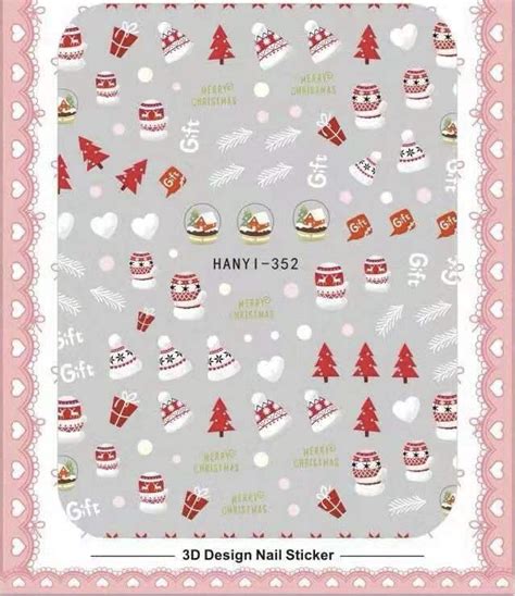 Christmas Nail Sticker | OK Gel Polish Christmas Nail Sticker