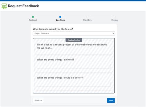 How to Request Feedback