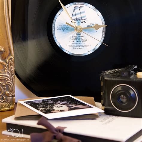 Personalised Up-cycled Vinyl Record Clock A great gift for music lovers. Rescued from a dusty ...