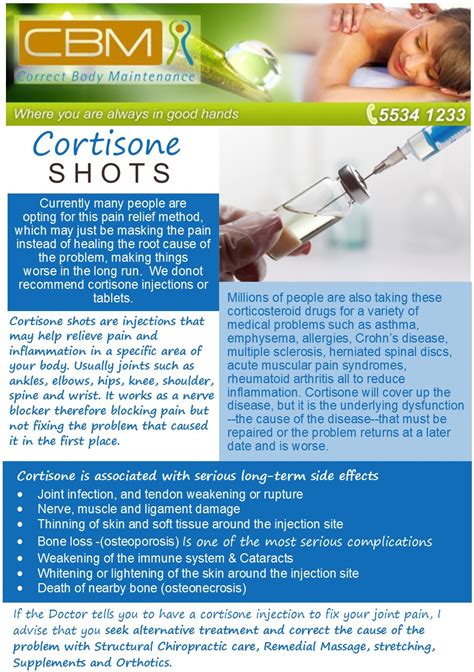 Cortisone Injections | Correct Body Maintenance