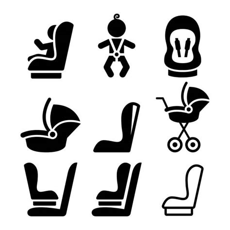 Royalty Free Baby Car Seat Clip Art, Vector Images & Illustrations - iStock