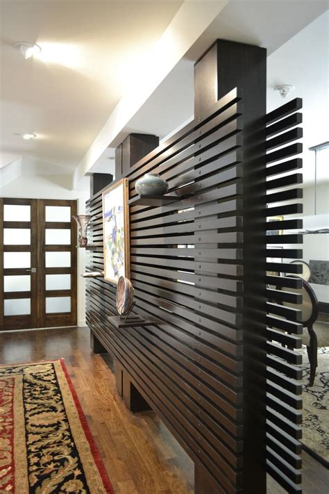 Wood Slat Room Divider - bestroom.one