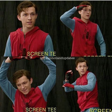 Screentest Tom Holland with Chris Evans ♡ He nailed it | Tom holland ...