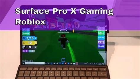 Surface pro x gaming - Roblox - YouTube