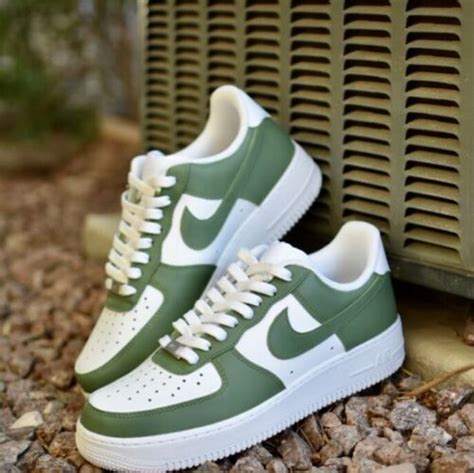 Army Green Air Force 1 Custom - Daniel Customs