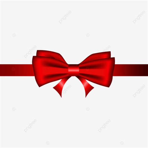 Red Ribbon Bow Vector, Red Ribbon, Ribbon Bow Vector, Bow Vector PNG and Vector with Transparent ...