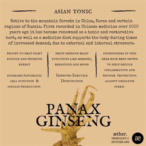 Panax Ginseng Benefits (With images) | Ginseng benefits, Health info, Herbal medicine