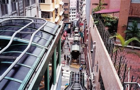 Hong Kong Escalator | 35mm. The Central–Mid-Levels escalator… | Flickr