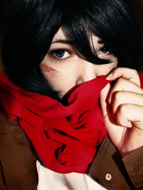 Mikasa Ackerman Cosplay 2 by CharlightArt on DeviantArt