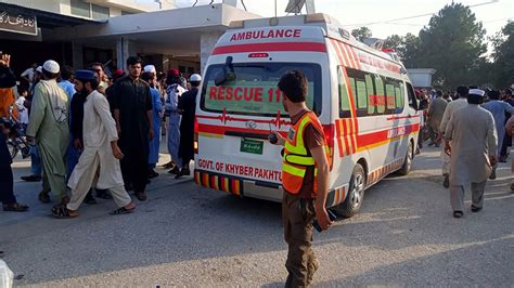 Pakistan explosion: At least 54 dead in suicide bombing at political rally in northwest province ...