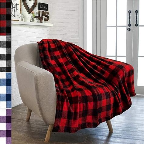 plaid throw blanket