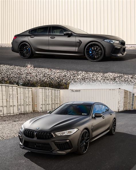 Matte-Black 2022 BMW M8 Competition GC Rides Almost “Dead” on Matching Forgiatos - autoevolution