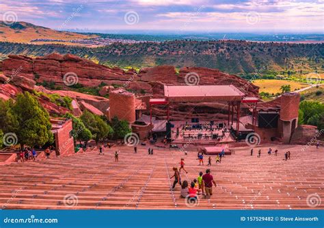 Iconic Red Rocks Park Mountain Amphitheatre Editorial Photography ...