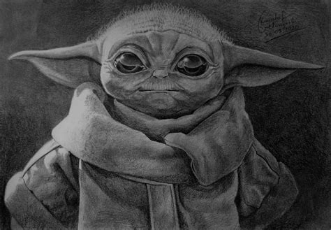 Grogu Baby Yoda Cute Easy Drawings Easy Doodles Drawings Easy | Images and Photos finder