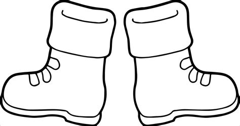 Cute Boots Coloring Page - ColoringBay