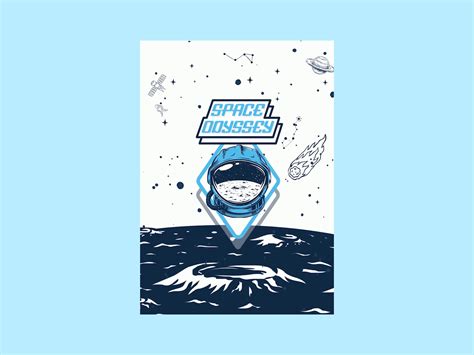 Space Odyssey Poster. by intorque on Dribbble