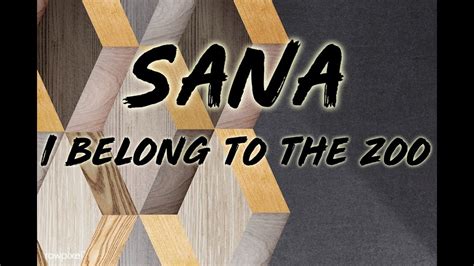 Sana - I belong to the zoo (Audio cover) - YouTube