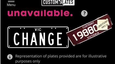 Petition · VIC custom plates for the club permit scheme! - Australia ...