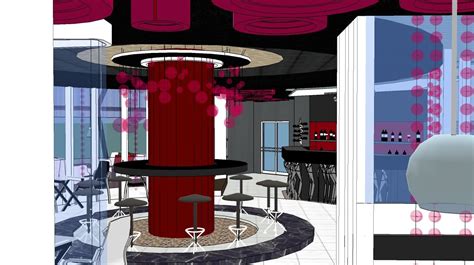 935 Interior Restaurant Sketchup Model Free Download | Restaurant interior, Sketchup model, Interior