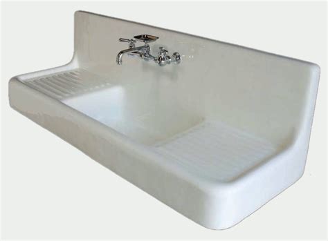 60" Farmhouse Drainboard Sink | Classic Clawfoot Tubs