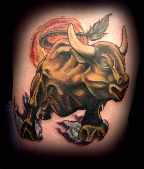 Bull Tattoos - Tattoos.net | Bull tattoos, Picture tattoos, Animal tattoos