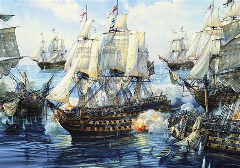 The Battle of Trafalgar, October 21st 1805.