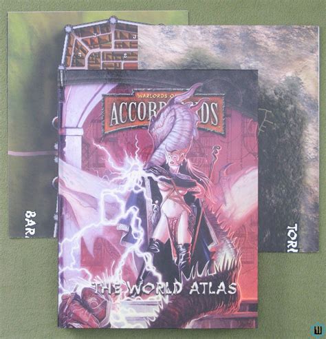 The World Atlas (Warlords of the Accordlands D20 RPG) Hardcover NICE