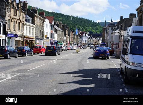 Peebles Town Centre, Scottish Border, Scotland, UK Stock Photo - Alamy