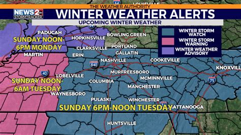 UPDATE on Snow and dangerous cold heading to Middle TN