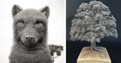 139 Of The Most Beautifully Twisted Wire Sculptures | Bored Panda