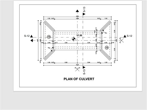 Conception and design of a culvert. in PDF | CAD (384.39 KB) | Bibliocad