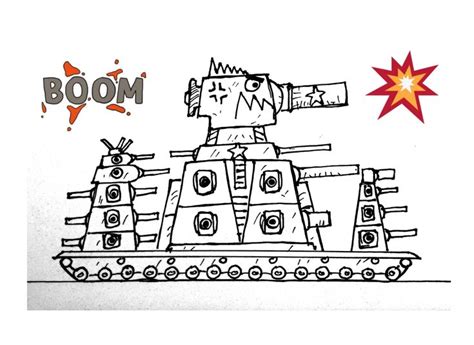 How to draw cartoon tank | Cartoon drawings, Easy drawings, Drawing tutorial