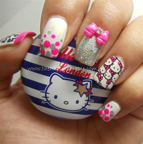 Manisha's FollowManimatters: Hello Kitty Nail Art by Dhara from Thehappitherapy